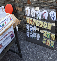 Martinimarkt Fulpmes - Stand von Margit Kröll