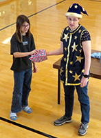 Mittelschule Sölden - Lesung und Zaubershow von Margit Kröll - 1a+1b
