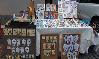 Martinimarkt Niederndorf 
- Stand von Margit Kröll